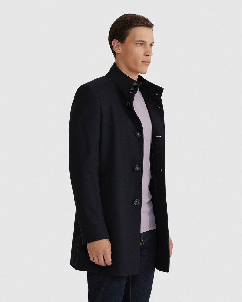 DUNBAR WOOL RICH OVERCOAT MENS JACKETS AND COATS