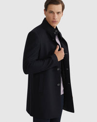 DUNBAR WOOL RICH OVERCOAT MENS JACKETS AND COATS