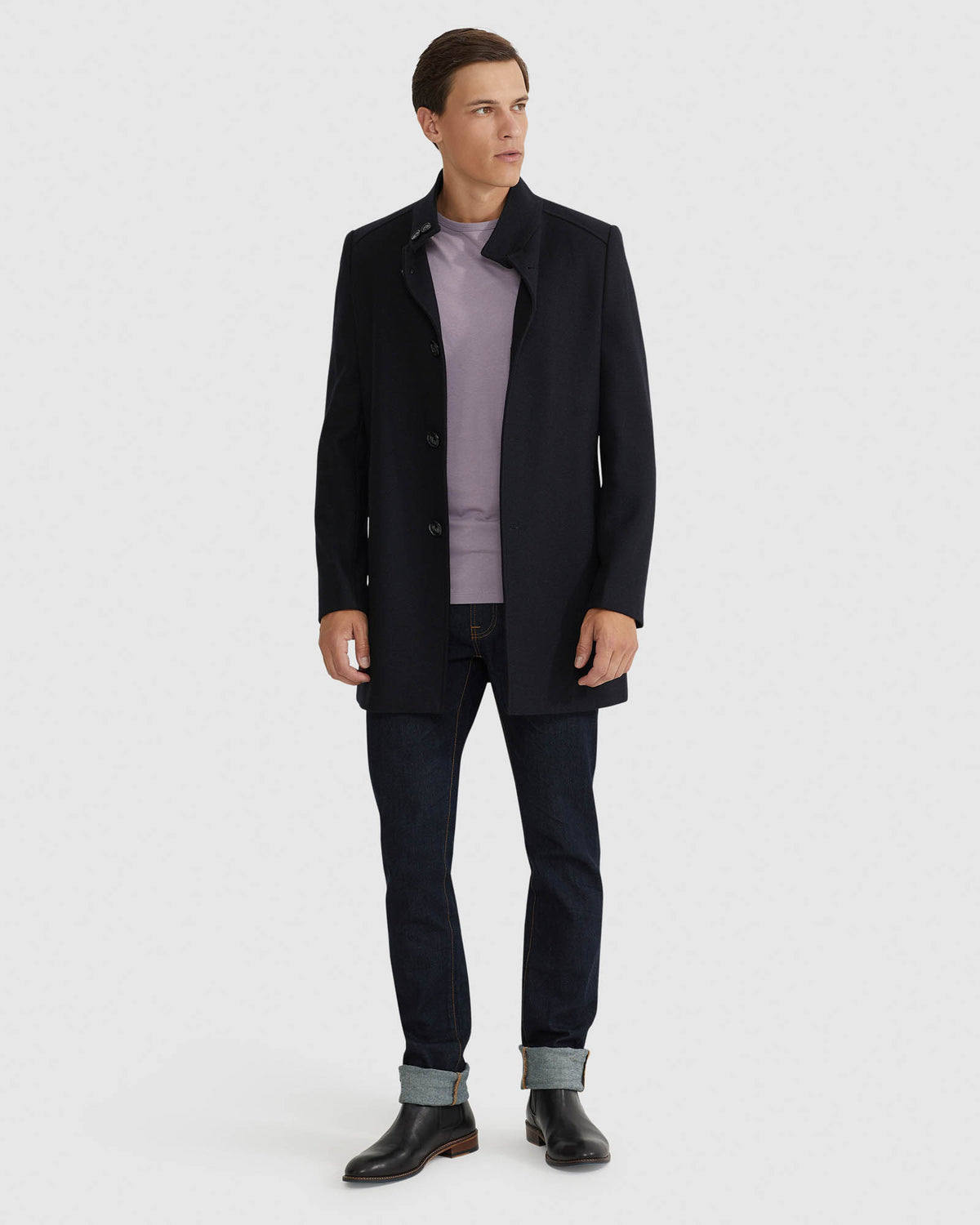 DUNBAR WOOL RICH OVERCOAT MENS JACKETS AND COATS