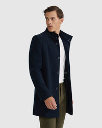 DUNBAR WOOL RICH OVERCOAT MENS JACKETS AND COATS