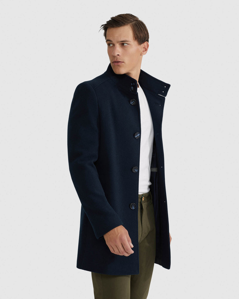 DUNBAR WOOL RICH OVERCOAT MENS JACKETS AND COATS