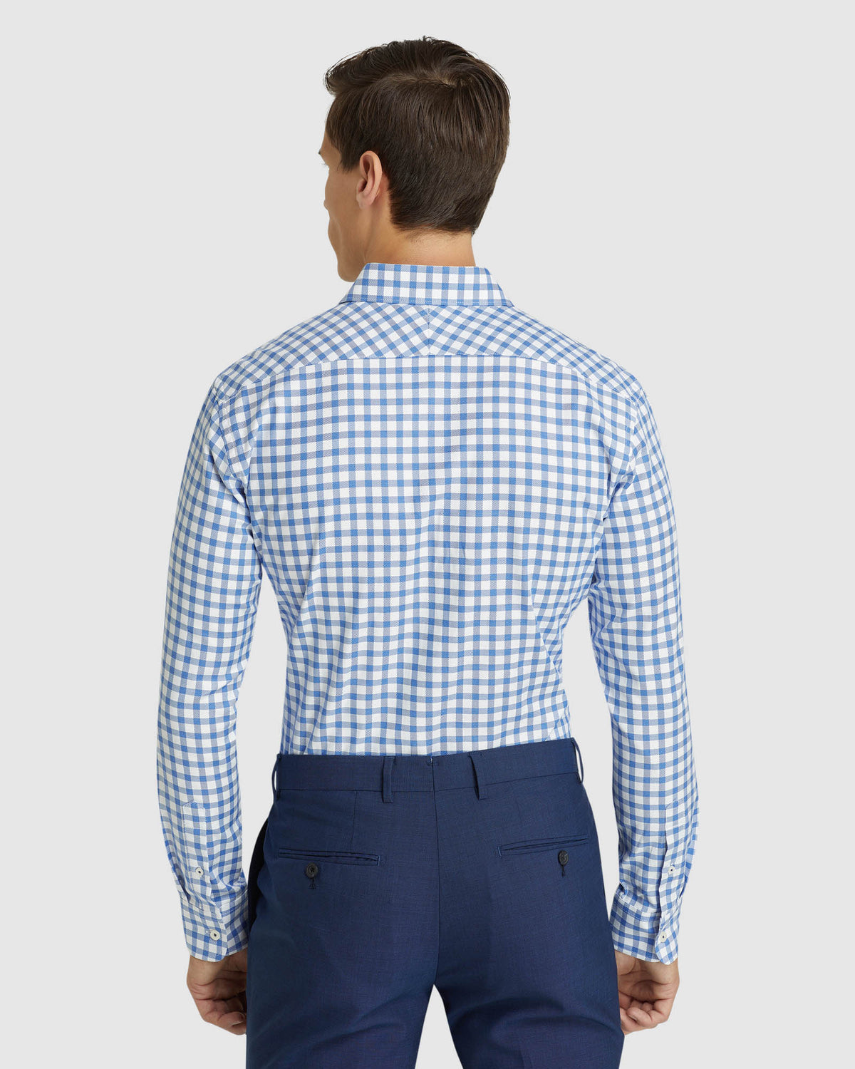 ISLINGTON REGULAR FIT CHECKED SHIRT BLUE