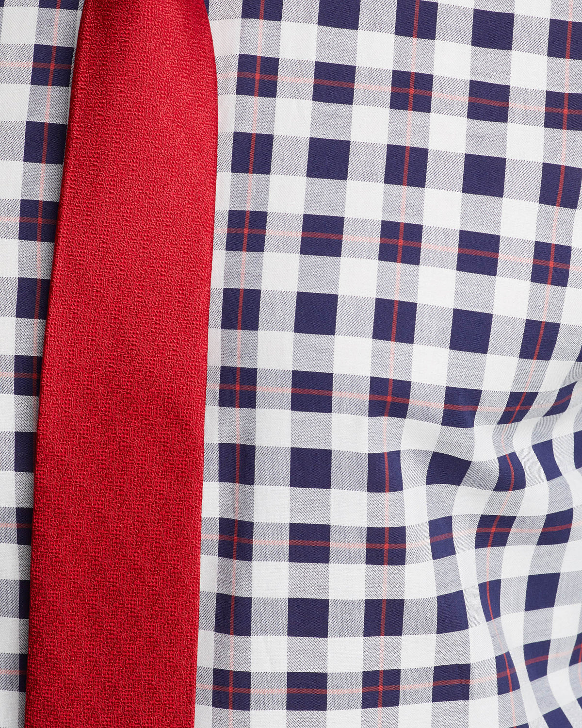 BECKTON CHECKED LUXURY SHIRT NAVY