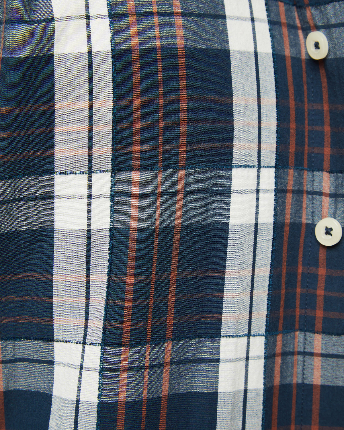 UXBRIDGE CHECKED SHIRT NAVY/TAN