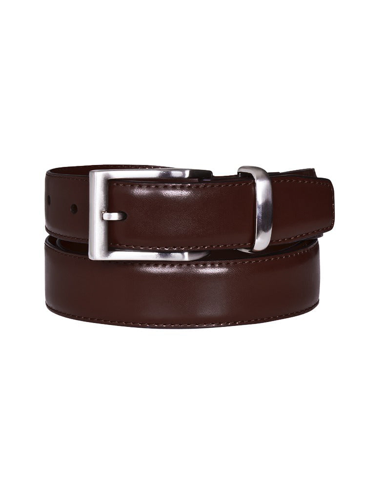 ARLEN LEATHER BELT CHOCOLATE