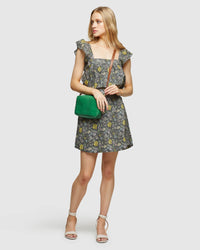 LUCIELLE COTTON PAISLEY PRINT TOP WOMENS TOPS