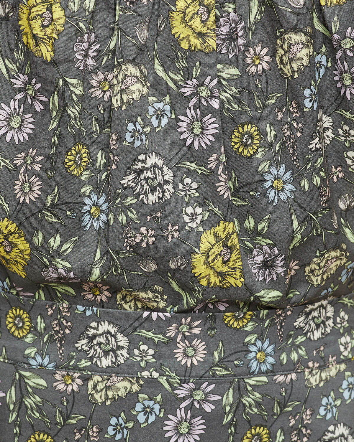 LUCIELLE COTTON PAISLEY PRINT TOP WOMENS TOPS