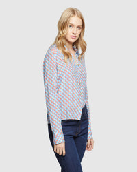 POPPY GEO PRINTED SHIRT WOMENS SHIRTS