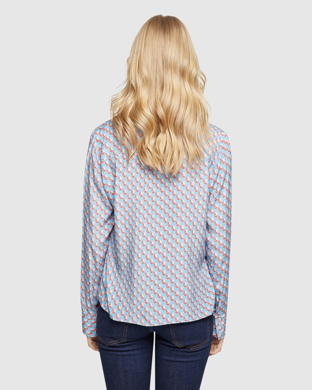 POPPY GEO PRINTED SHIRT WOMENS SHIRTS