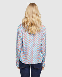 POPPY GEO PRINTED SHIRT WOMENS SHIRTS