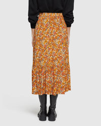 SAMARA FLORAL PRINTED SKIRT WOMENS SKIRTS