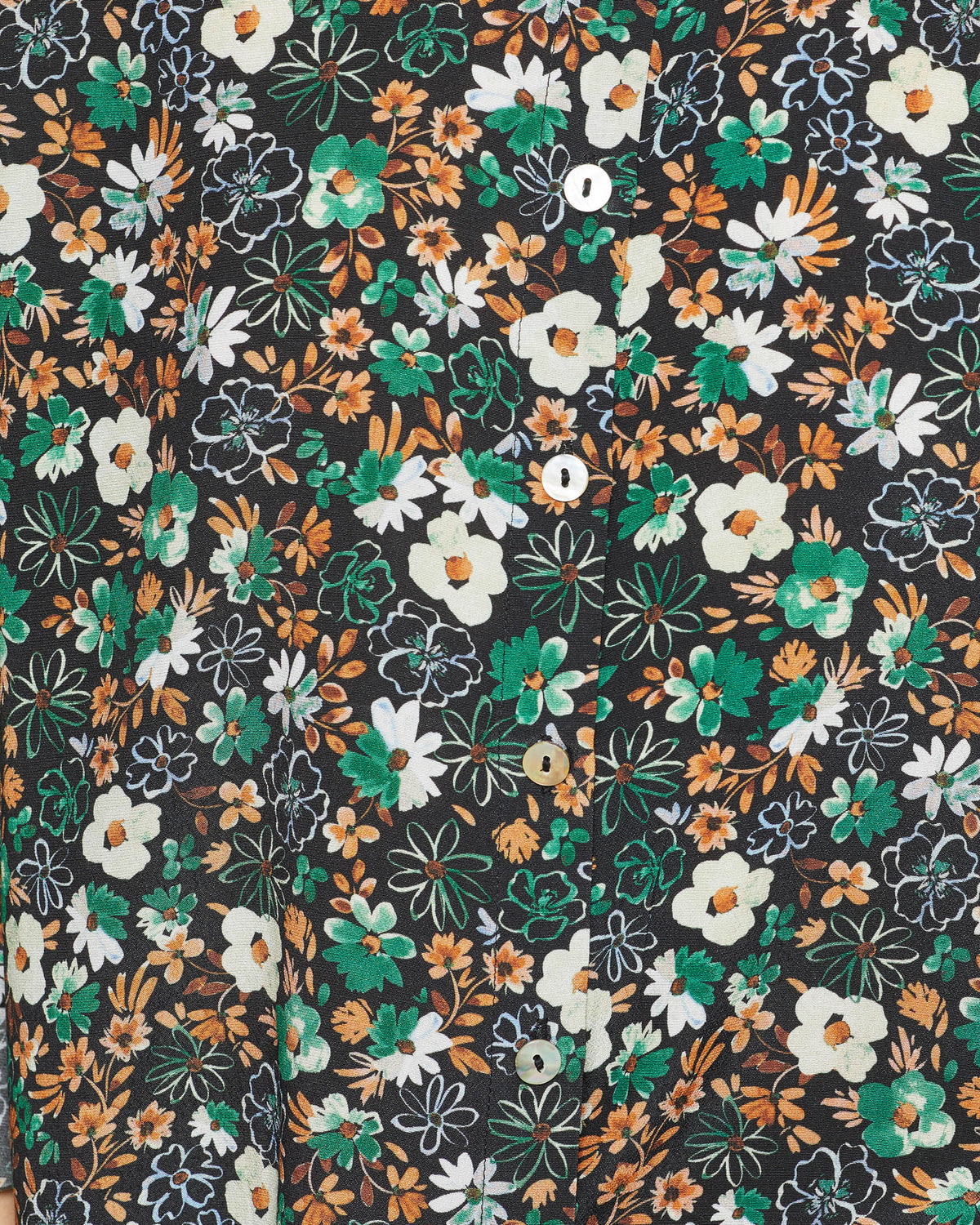 POPPY FLORAL PRINTED SHIRT WOMENS SHIRTS
