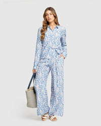 POPPY GEO PRINT SHIRT WOMENS SHIRTS