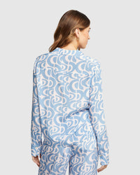 POPPY GEO PRINT SHIRT WOMENS SHIRTS