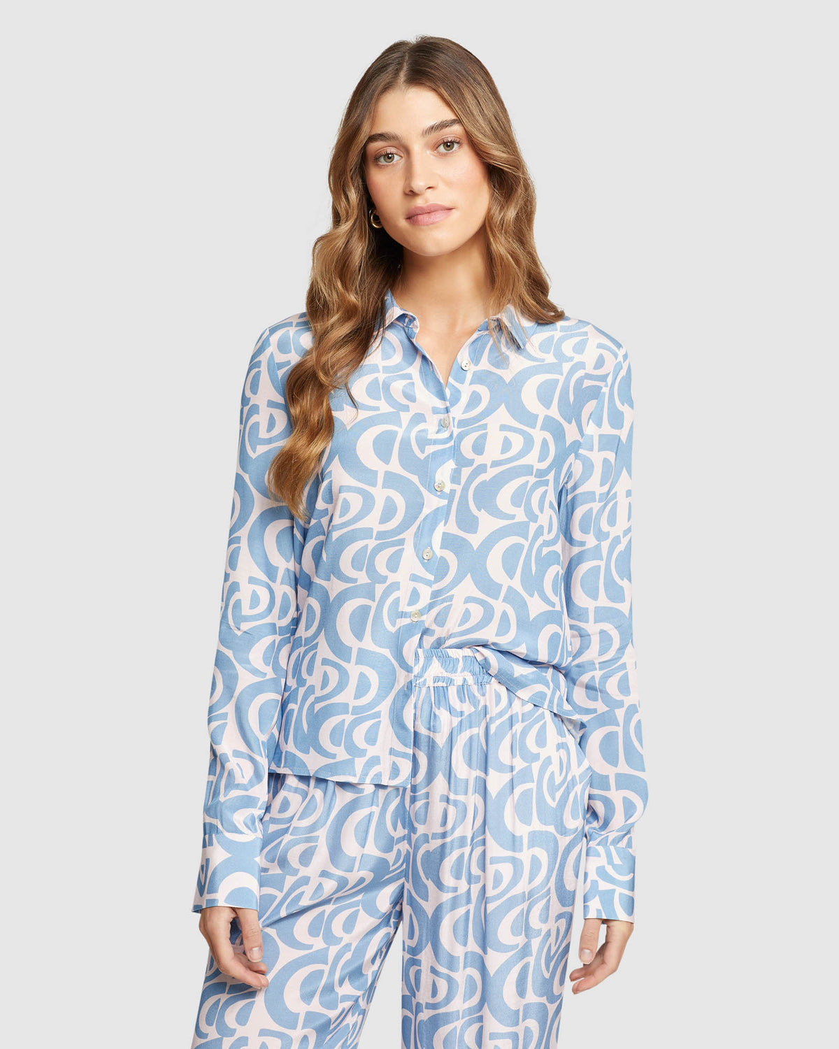 POPPY GEO PRINT SHIRT WOMENS SHIRTS