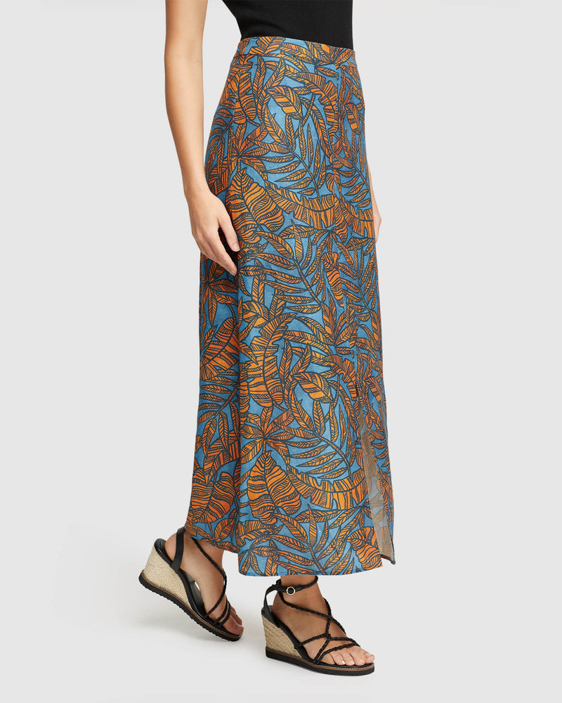 OVERBOARD TROPICAL PRINT SKIRT WOMENS SKIRTS