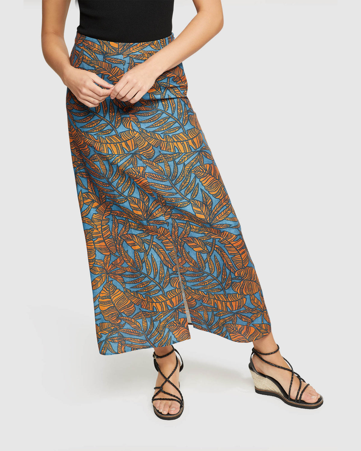 OVERBOARD TROPICAL PRINT SKIRT WOMENS SKIRTS
