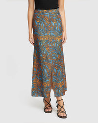 OVERBOARD TROPICAL PRINT SKIRT WOMENS SKIRTS