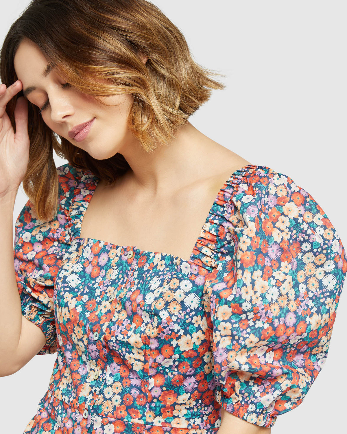 ZULU DITSY FLORAL TOP