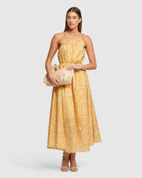 TARA COTTON ANIMAL PRINT DRESS WOMENS DRESSES