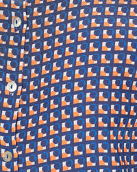 POPPY GEO PRINTED BLOUSE WOMENS SHIRTS