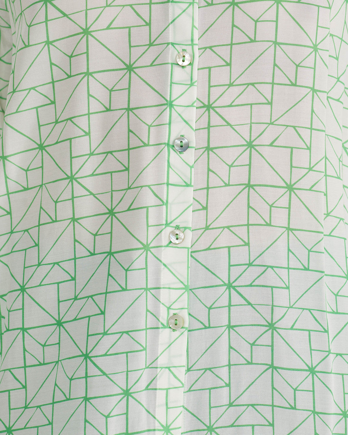 POPPY GEO PRINT BLOUSE WOMENS SHIRTS