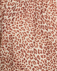 GRACE ANIMAL PRINTED TOP NATURAL