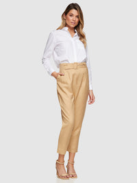 LULU BELT WAIST PANTS