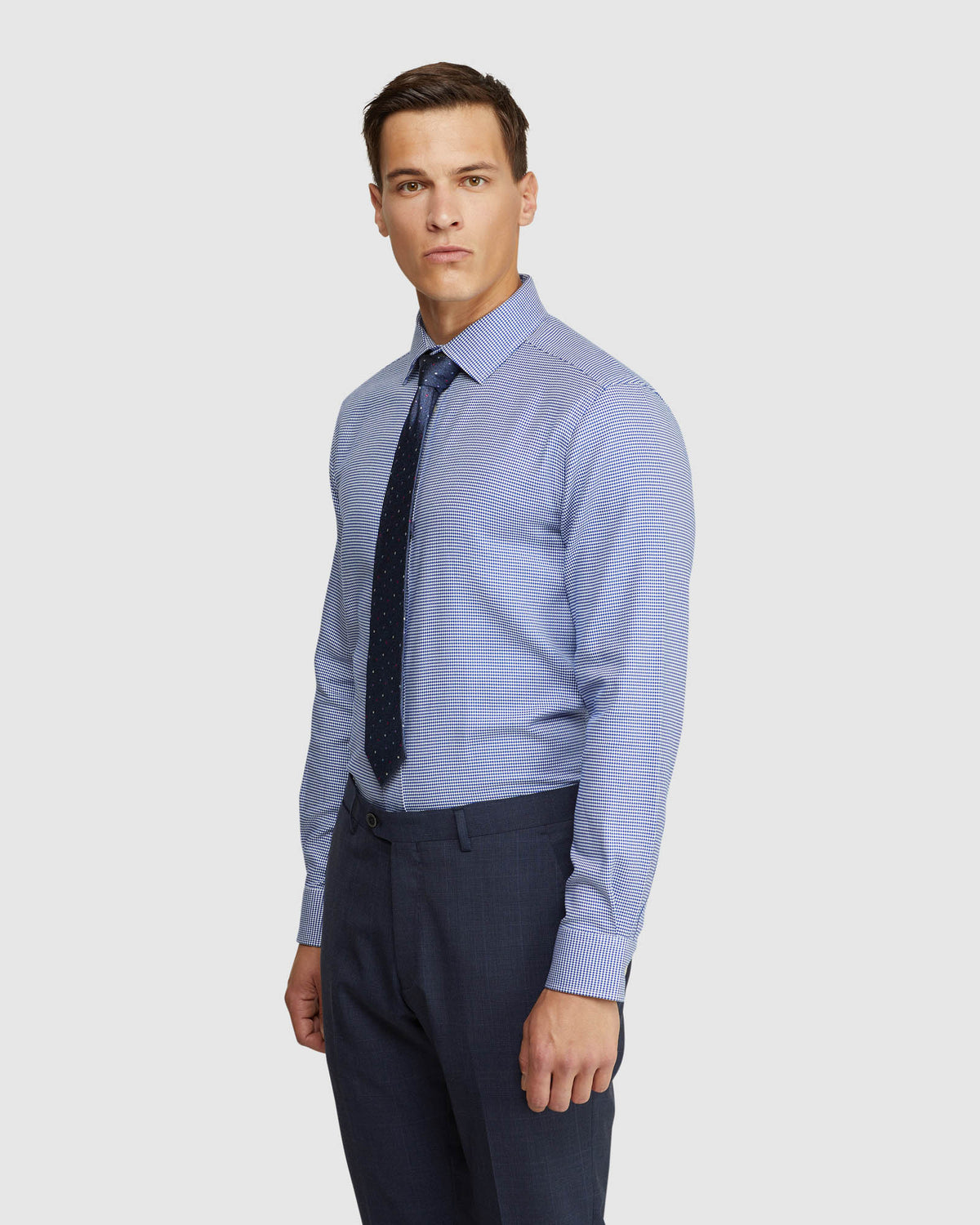 BECKTON DOBBY SHIRT MENS SHIRTS