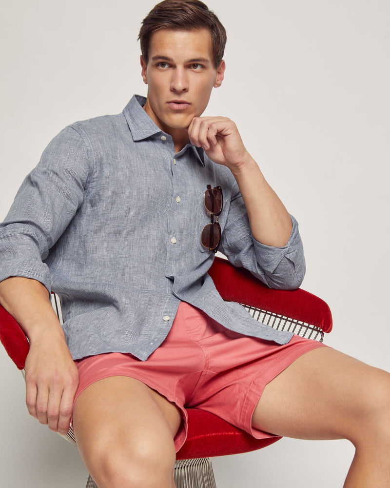 HOLLOWAY LINEN Y/D SHIRT MENS SHIRTS