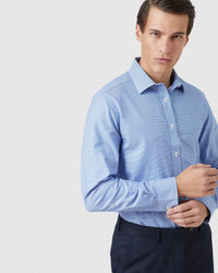 BECKTON DOBBY SHIRT MENS SHIRTS