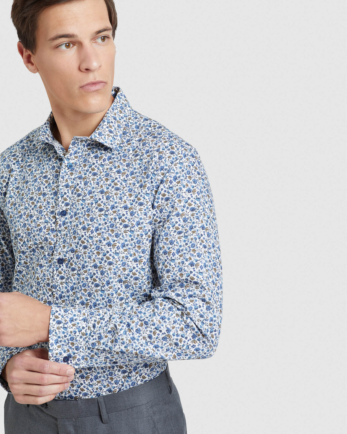 KENTON FLORAL PRINTED SHIRT MENS SHIRTS