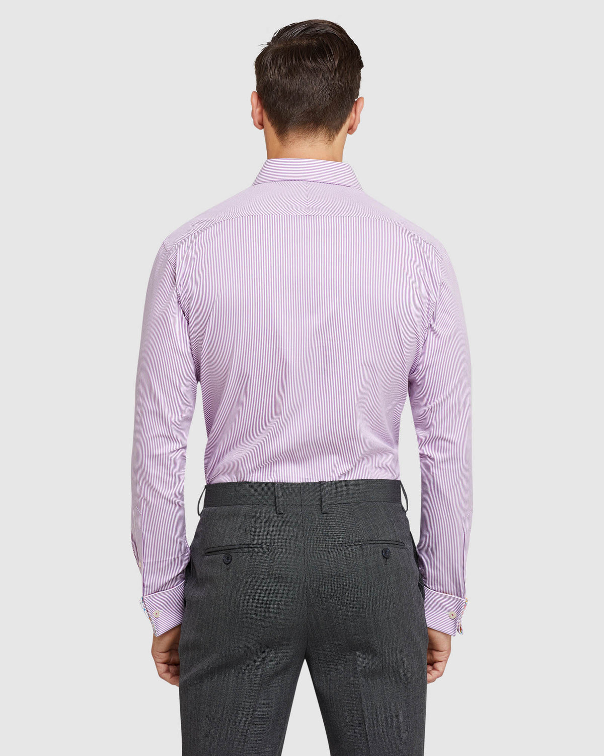 ISLINGTON F/C DOBBY REGULAR SHIRT PURPLE