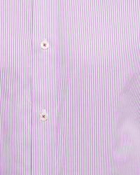 ISLINGTON FRENCH CUFF DOBBY REGULAR SHIRT PURPLE