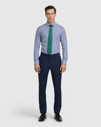 ISLINGTON REGULAR FIT CHECKED SHIRT FRENCH BLUE