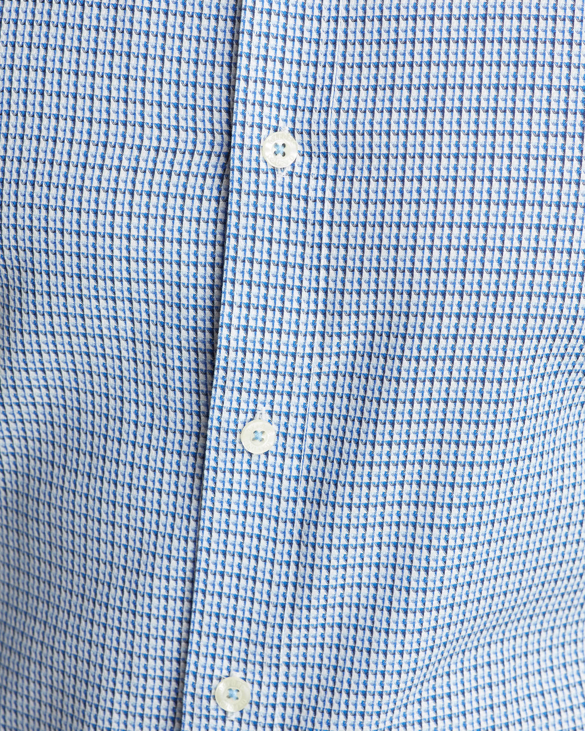 BECKTON DOBBY SHIRT BLUE