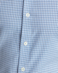 BECKTON DOBBY SHIRT BLUE