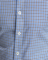 BECKTON CHECKED SHIRT NAVY