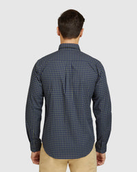 UXBRIDGE CHECKED SHIRT GREEN/NAVY