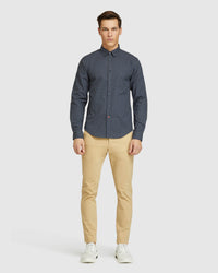 UXBRIDGE CHECKED SHIRT GREEN/NAVY