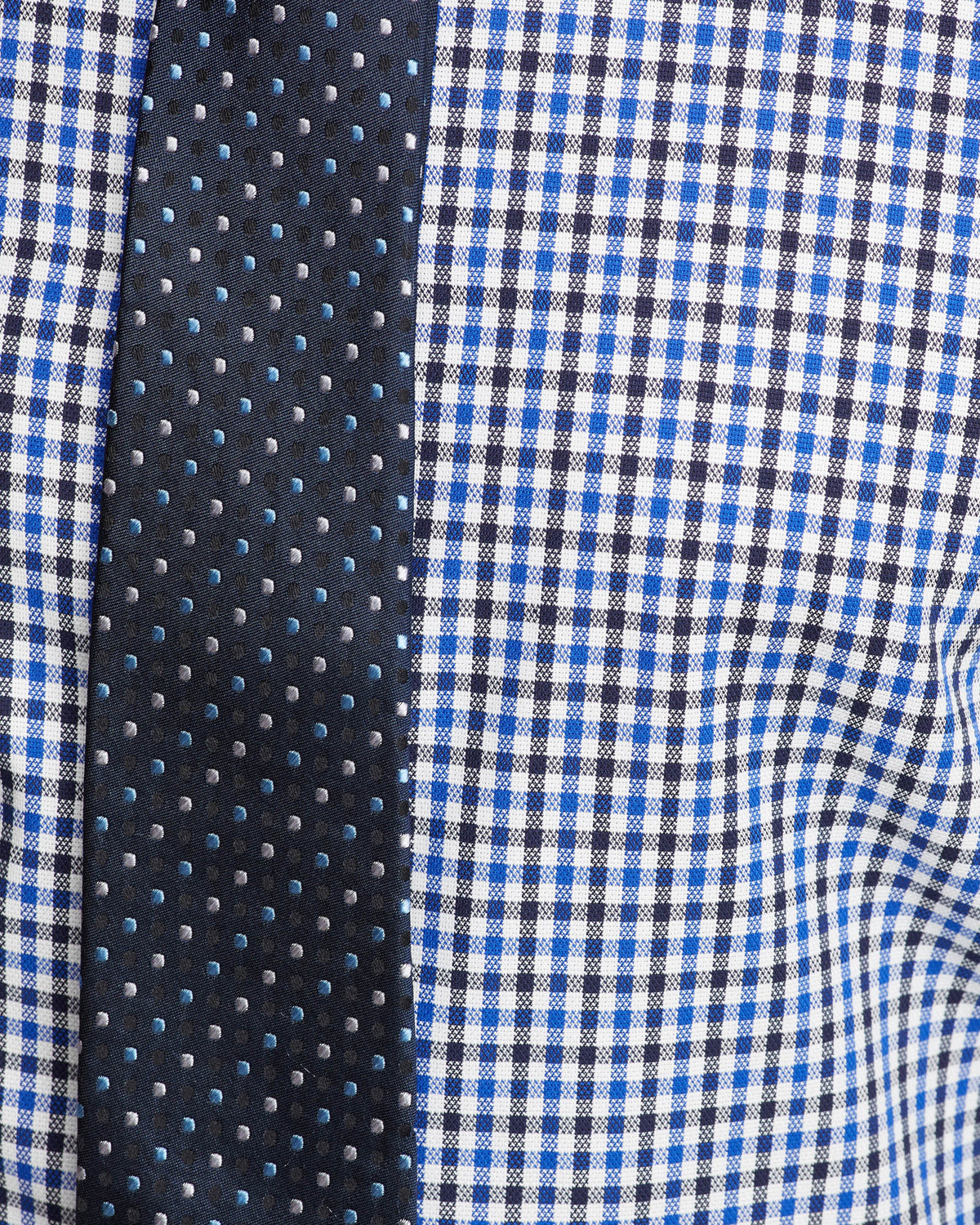 BECKTON CHECKED SHIRT NAVY/BLUE