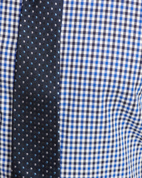BECKTON CHECKED SHIRT NAVY/BLUE