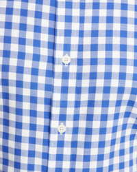 BECKTON CHECKED SHIRT FRENCH BLUE